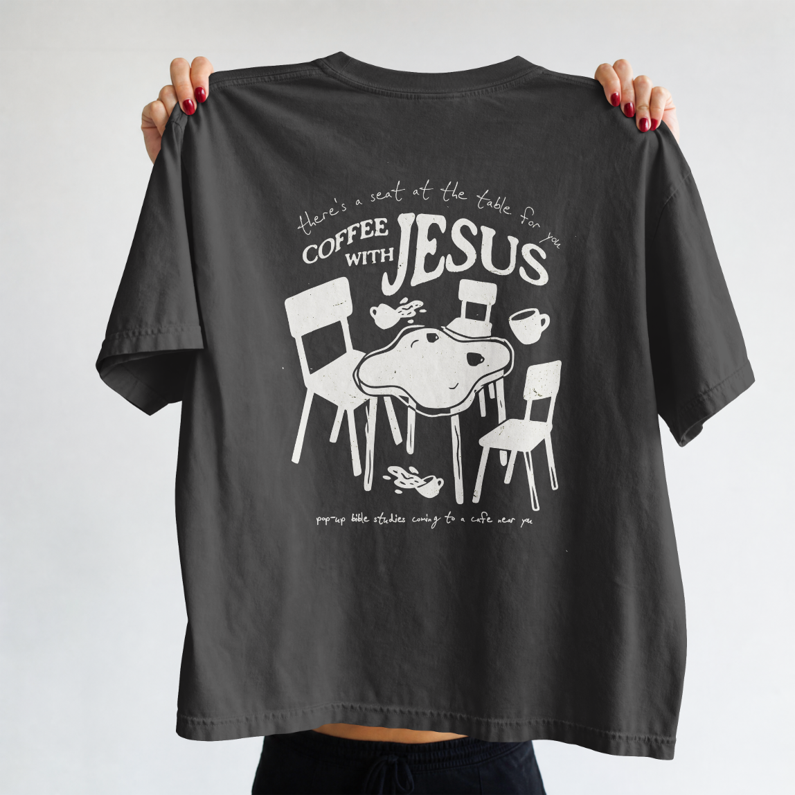 There Is A Seat At The Table - Coffee with Jesus x Thunder & Son Tee