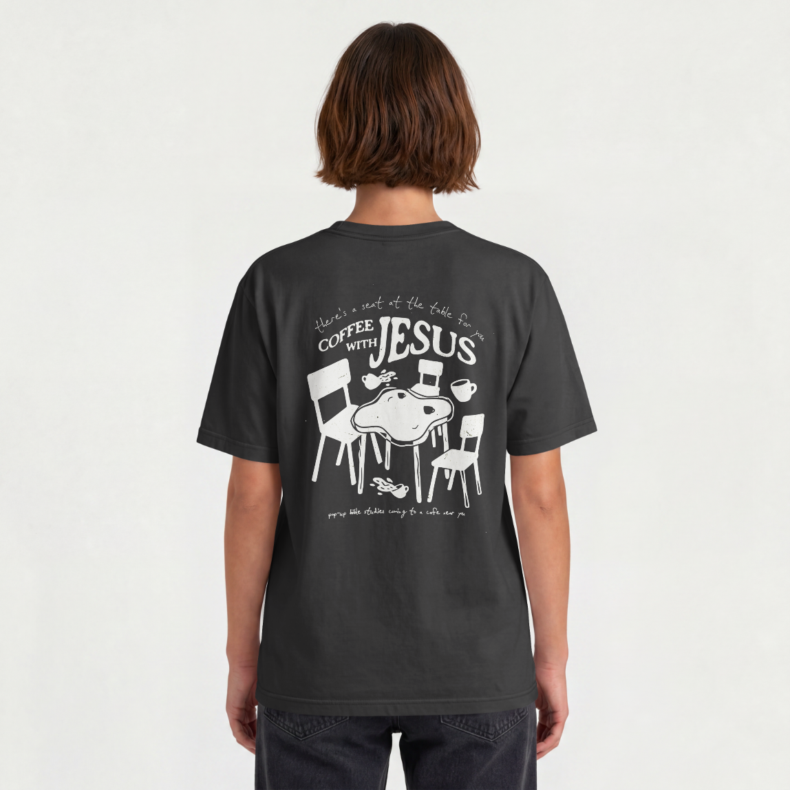 There Is A Seat At The Table - Coffee with Jesus x Thunder & Son Tee