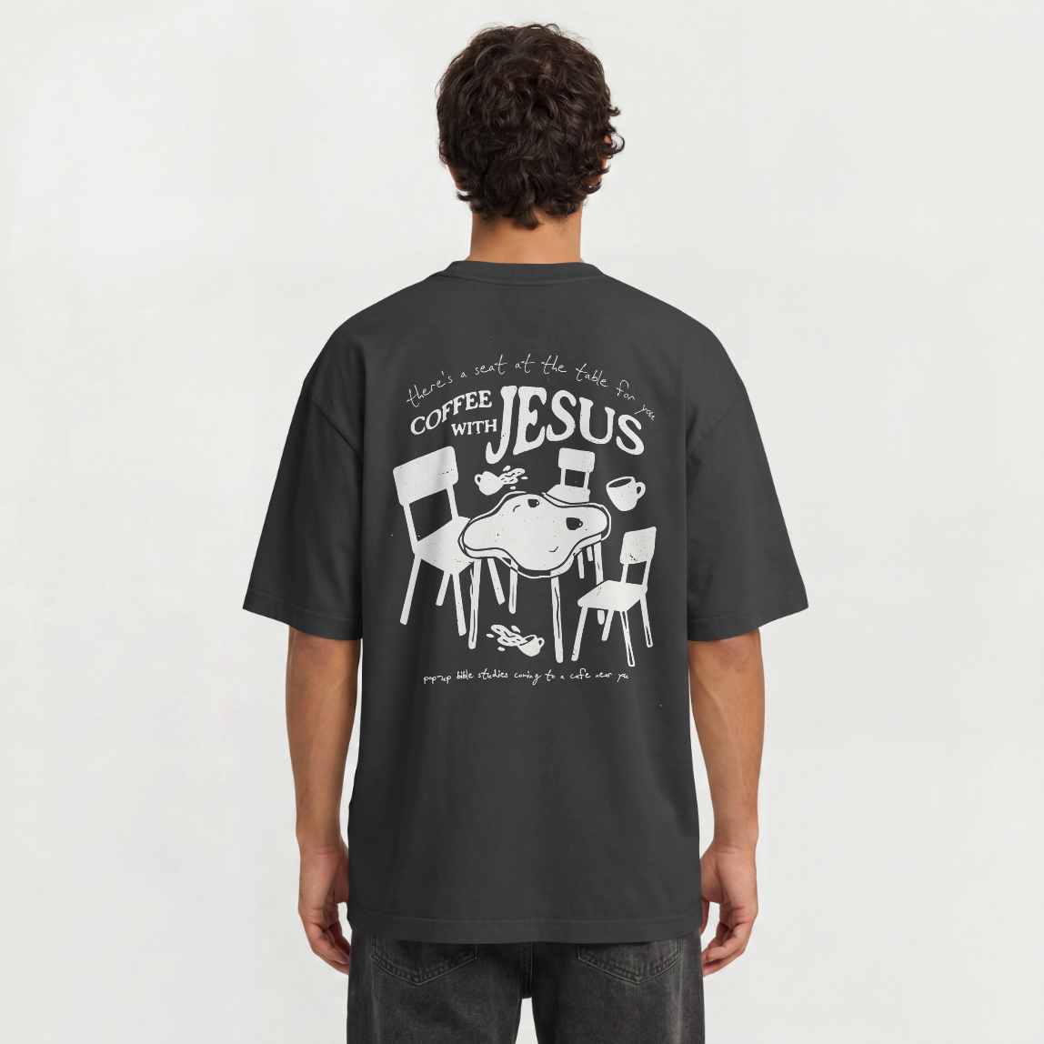 There Is A Seat At The Table - Coffee with Jesus x Thunder & Son Tee