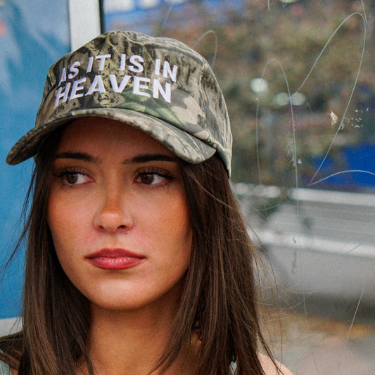 As It Is in Heaven Camo Hat