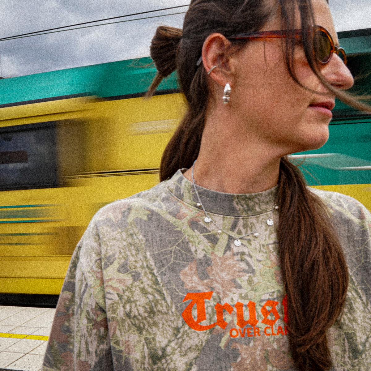 Trust Over Clarity Camo Tee