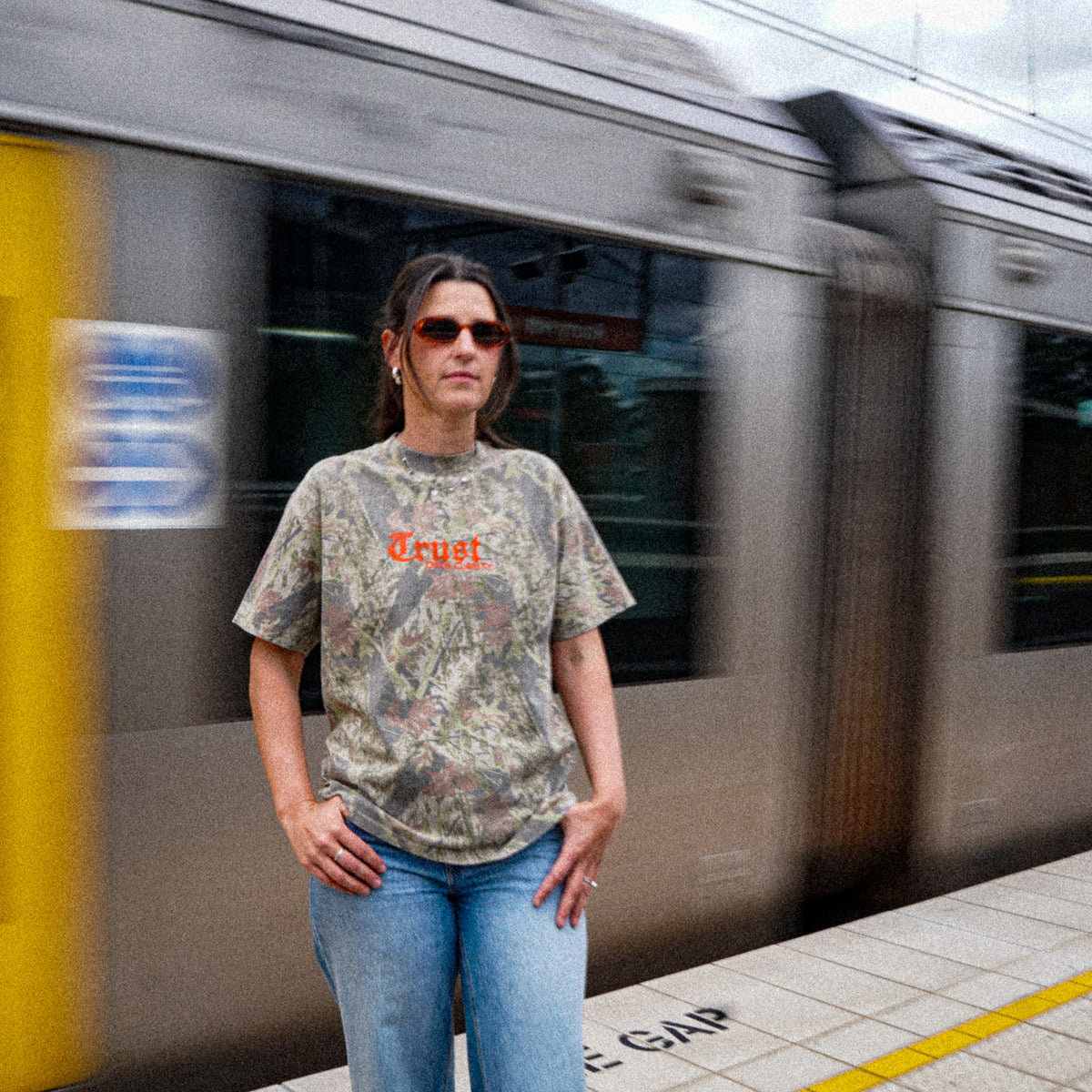 Trust Over Clarity Camo Tee