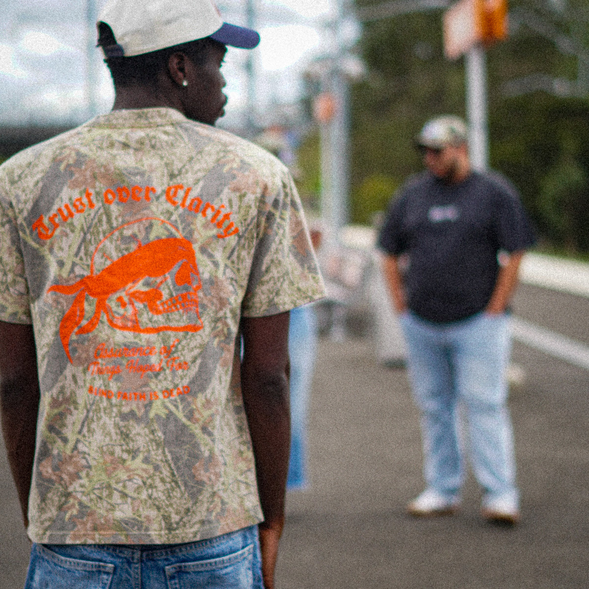 Trust Over Clarity Camo Tee