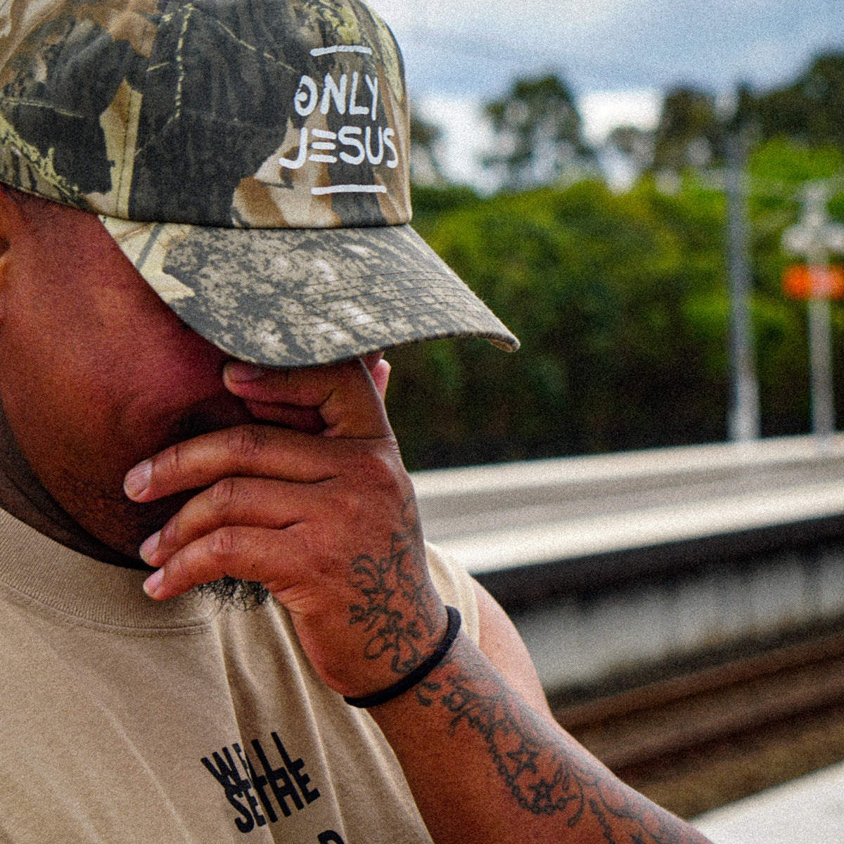 Only Jesus Camo Cap