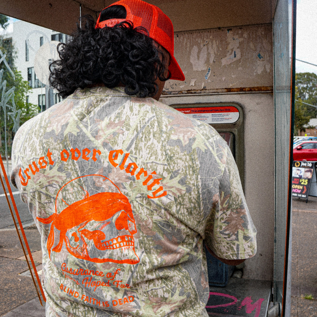 Trust Over Clarity Camo Tee